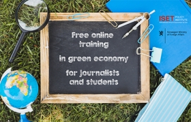Training in green economy for journalists and students