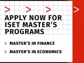 ISET Begins Admission to its Master’s Programs!