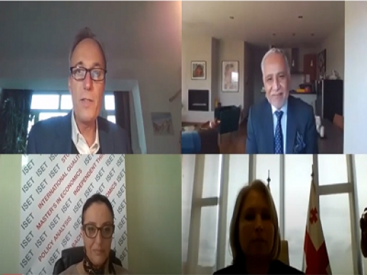 ISET hosts online discussion with Georgian government &amp; World Bank representatives